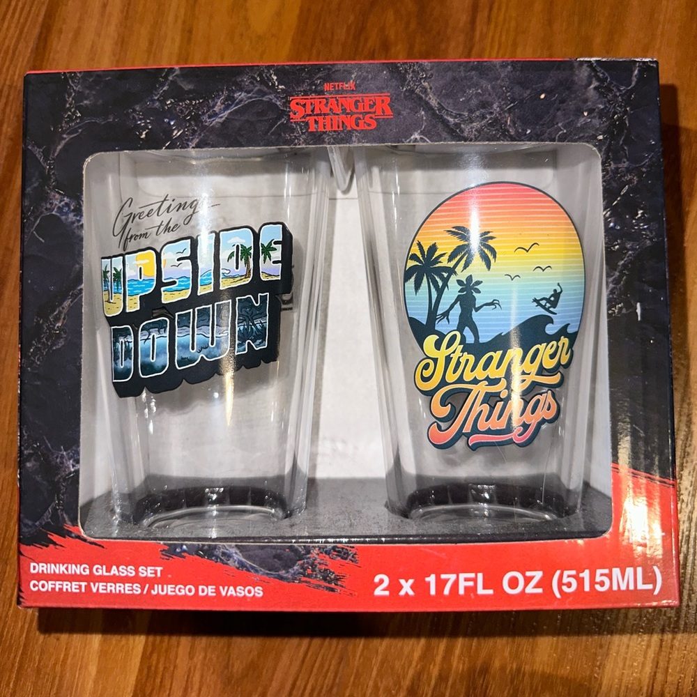Stranger Things Drinking Glass Set